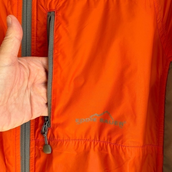 Eddie Bauer orange lightweight windbreaker size M - Picture 13 of 15